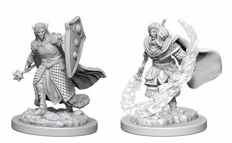 D&D NOLZURS MARVELOUS MINIATURES: ELF CLERIC
